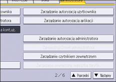 Ilustracja ekranu panela operacyjnego