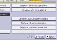 Ilustracja ekranu panela operacyjnego