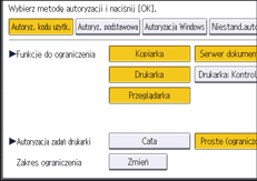 Ilustracja ekranu panela operacyjnego