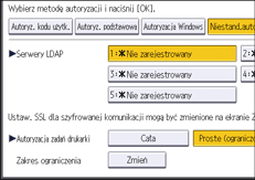 Ilustracja ekranu panela operacyjnego