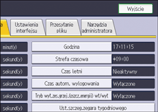 Ilustracja ekranu panela operacyjnego