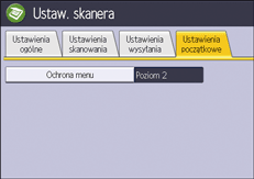 Ilustracja ekranu panela operacyjnego