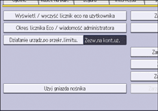 Ilustracja ekranu panela operacyjnego
