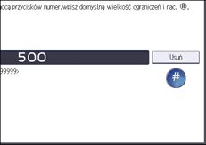Ilustracja ekranu panela operacyjnego