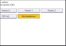 Ilustracja ekranu panela operacyjnego