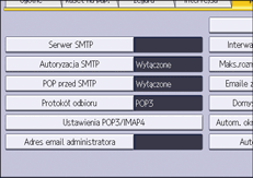 Ilustracja ekranu panela operacyjnego