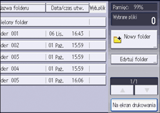 Ilustracja ekranu panela operacyjnego