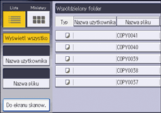 Ilustracja ekranu panela operacyjnego