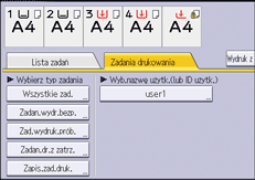 Ilustracja ekranu panela operacyjnego