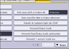 Ilustracja ekranu panela operacyjnego