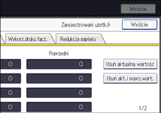 Ilustracja ekranu panela operacyjnego