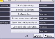 Ilustracja ekranu panela operacyjnego