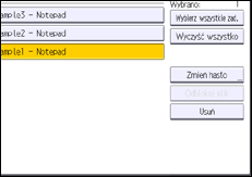 Ilustracja ekranu panela operacyjnego
