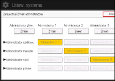 Ilustracja ekranu panela operacyjnego