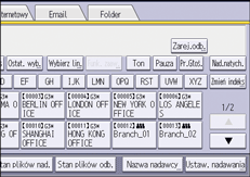 Ilustracja ekranu panela operacyjnego