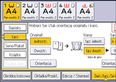 Ilustracja ekranu panela operacyjnego