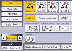 Ilustracja ekranu panela operacyjnego