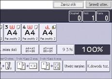 Ilustracja ekranu panela operacyjnego