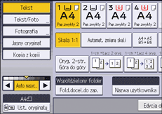 Ilustracja ekranu panela operacyjnego