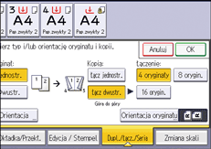 Ilustracja ekranu panela operacyjnego