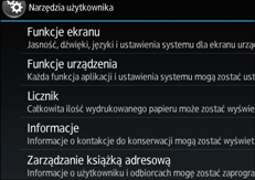 Ilustracja ekranu panela operacyjnego