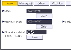 Ilustracja ekranu panela operacyjnego