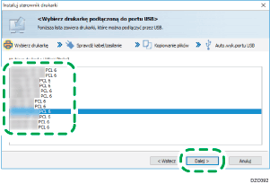 Ilustracja ekranu sterownika