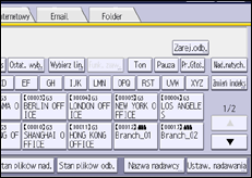 Ilustracja ekranu panela operacyjnego