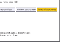 Ilustração do ecrã do painel de operação