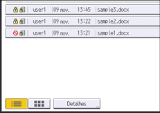 Ilustração do ecrã do painel de operação