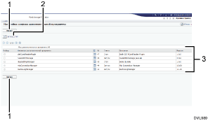Иллюстрация экрана веб-браузера с пронумерованными сносками