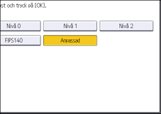 Bild på användarpanelens skärm