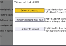 Bild på användarpanelens skärm