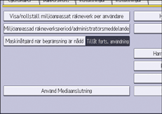 Bild på användarpanelens skärm
