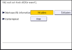Bild på användarpanelens skärm