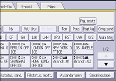 Bild på användarpanelens skärm