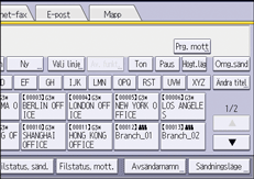 Bild på användarpanelens skärm