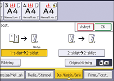 Bild på användarpanelens skärm