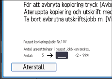 Bild på användarpanelens skärm