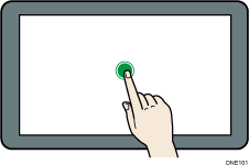 Bild på håll nertryckt