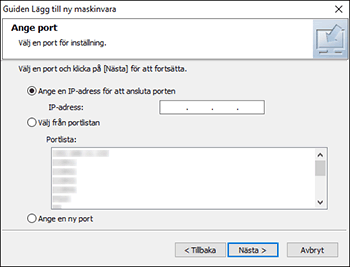 Bild om installation av drivrutin