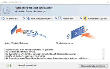 Bild på drivrutinens skärmbild