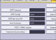İşletim paneli ekran görseli