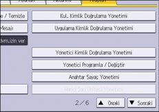 İşletim paneli ekran görseli