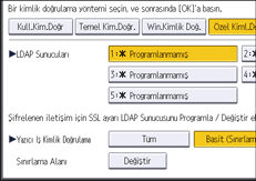 İşletim paneli ekran görseli