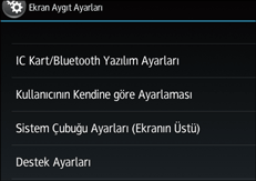 İşletim paneli ekran görseli