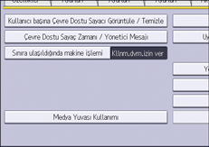 İşletim paneli ekran görseli