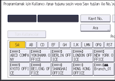 İşletim paneli ekran görseli