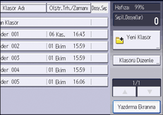 İşletim paneli ekran görseli