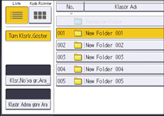 İşletim paneli ekran görseli